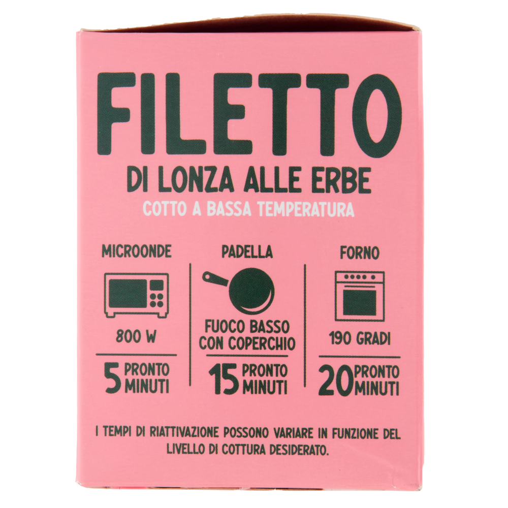 Eat Pink Filetto di Lonza alle Erbe 400 g