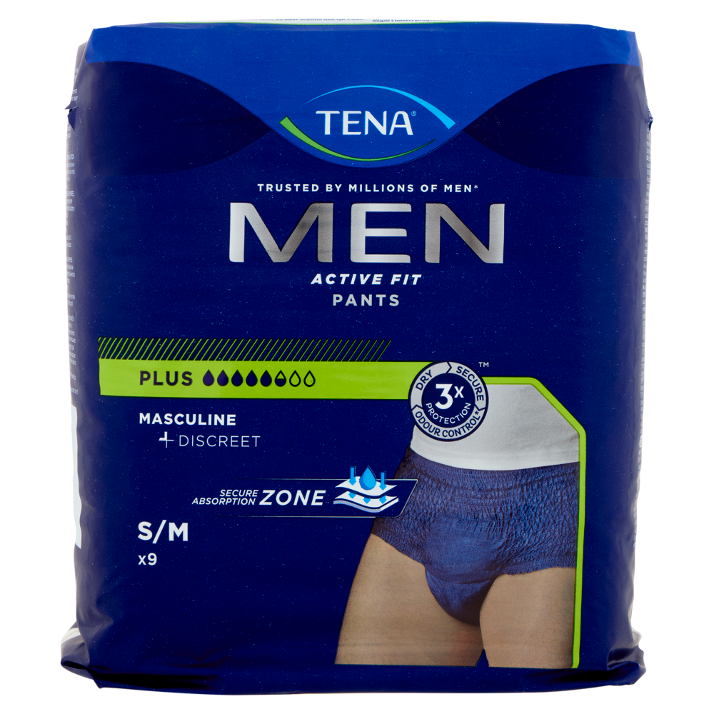 Tena Men Active Fit Pants Plus S/M 9 pz