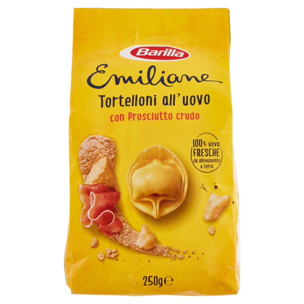 Barilla Emiliane Tortelloni con Prosciutto Crudo e Parmigiano Reggiano