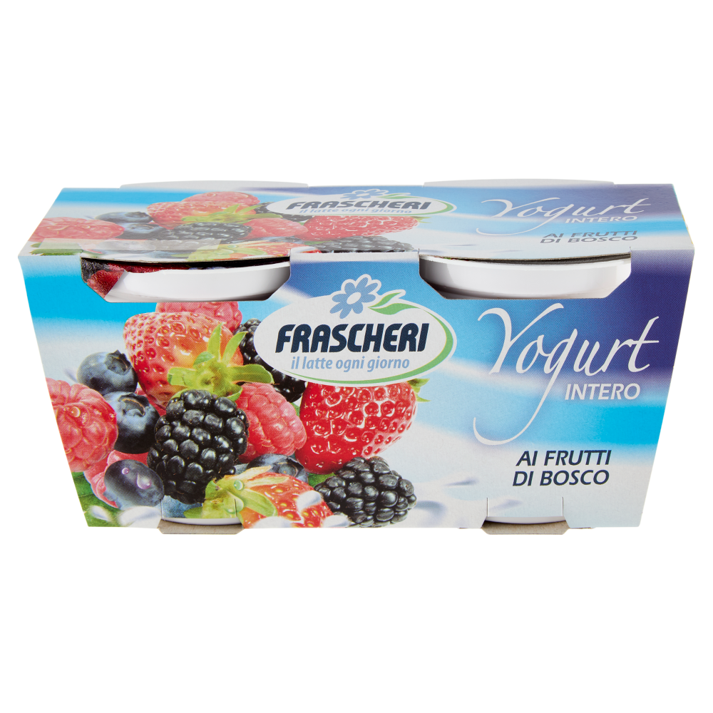 Frascheri Yogurt Intero ai Frutti di Bosco 2 x 125 g