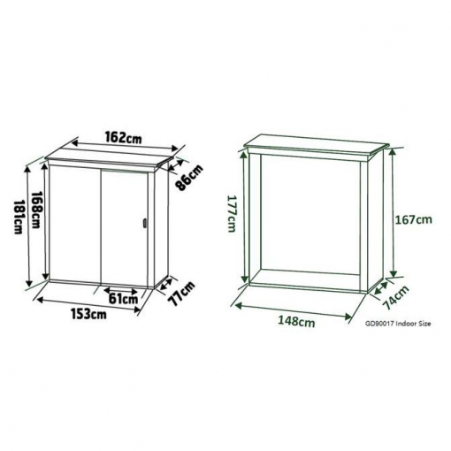 Carrefour Casetta metallo
