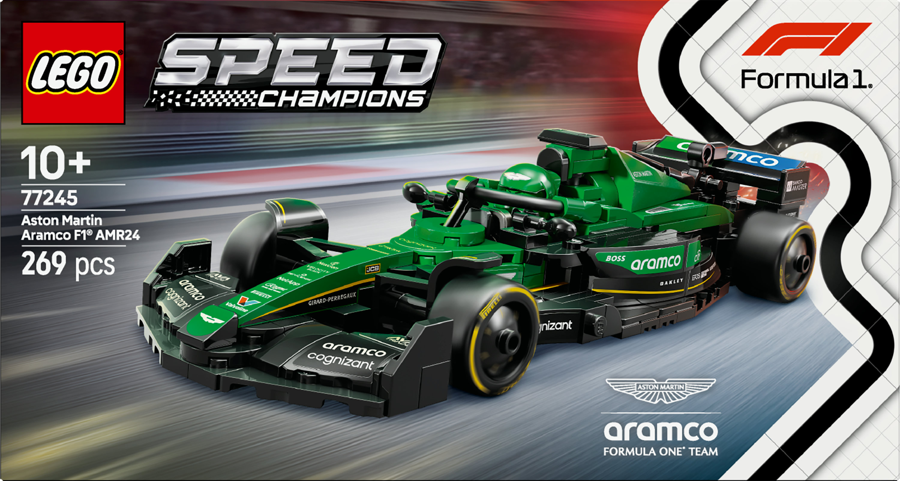 LEGO Speed Champions Auto da corsa Aston Martin Aramco F1® AMR24