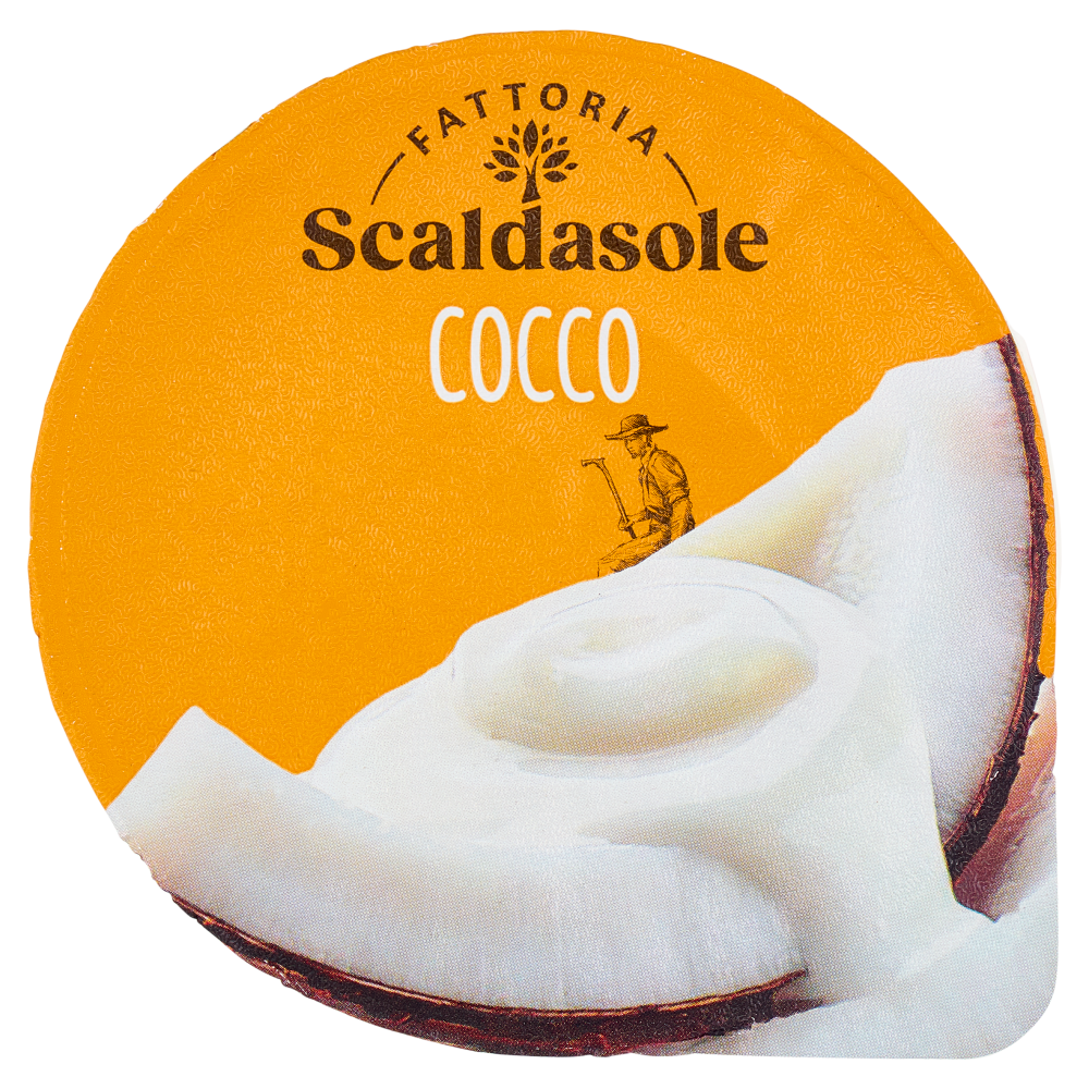 Fattoria Scaldasole con Scaglie di Cocco yogurt biologico 150 g
