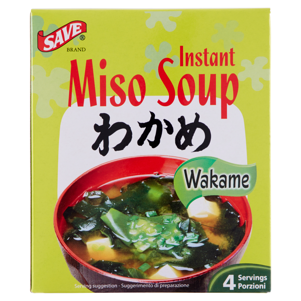 Save Instant Miso Soup Wakame 4 x 8 g