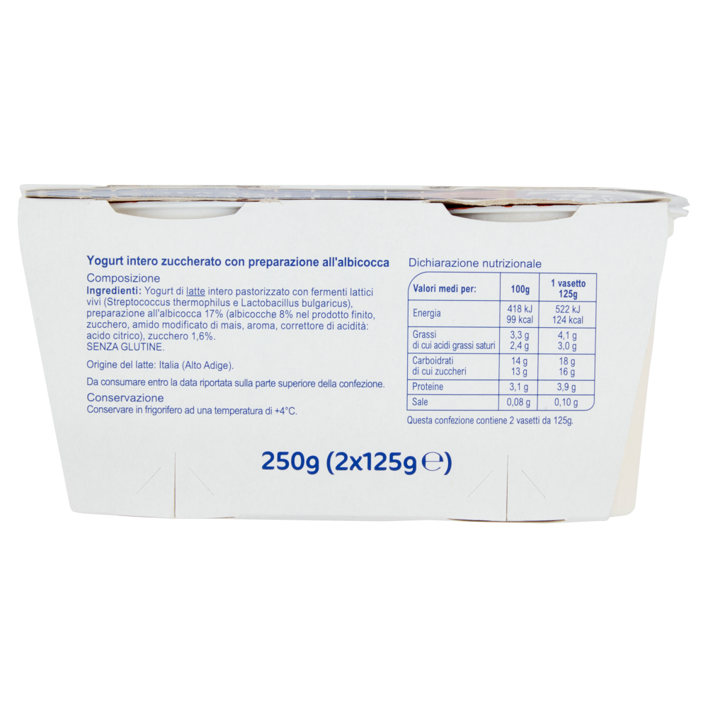 Carrefour Classic Yogurt Cremoso Albicocca 2 x 125 g