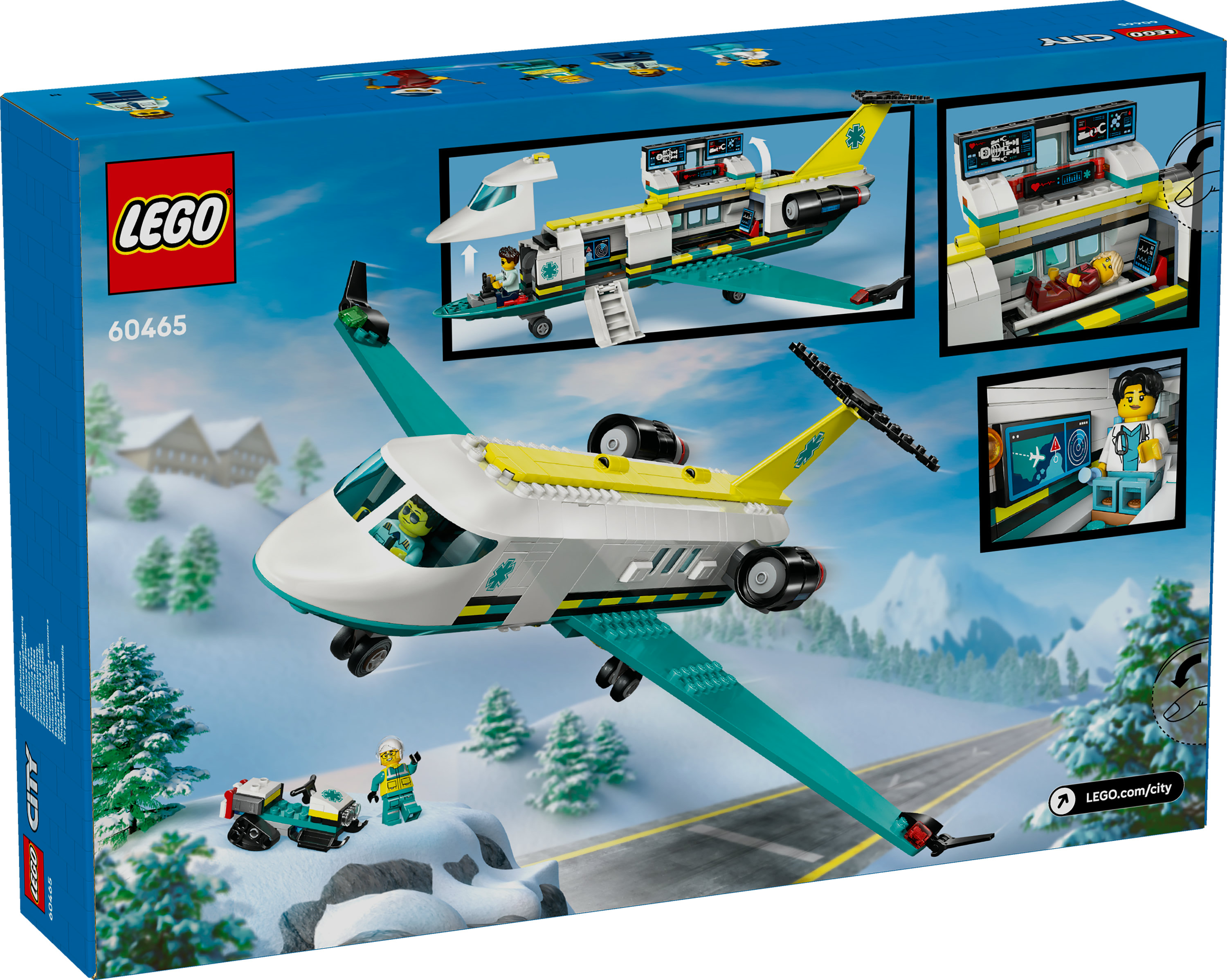 LEGO City Aereo ambulanza di emergenza