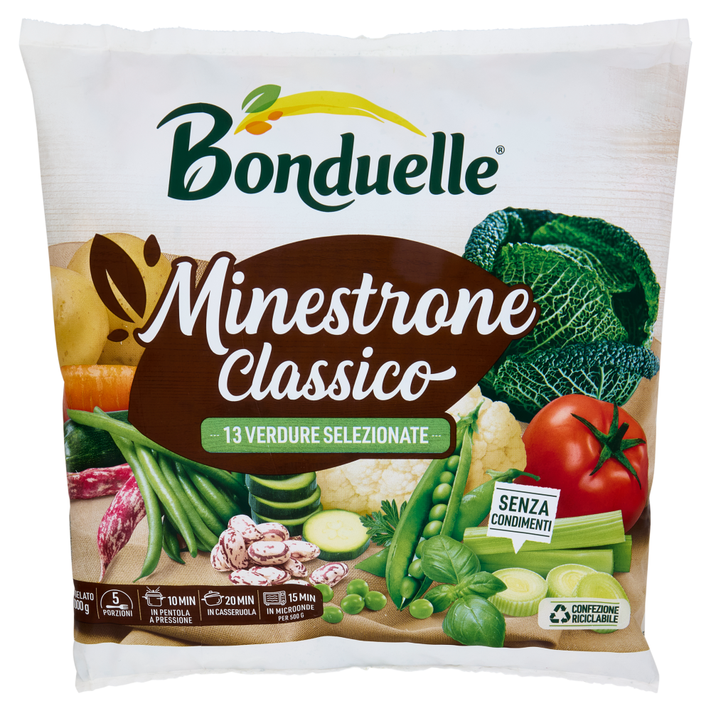 Bonduelle Minestrone Classico Surgelato 1000 g
