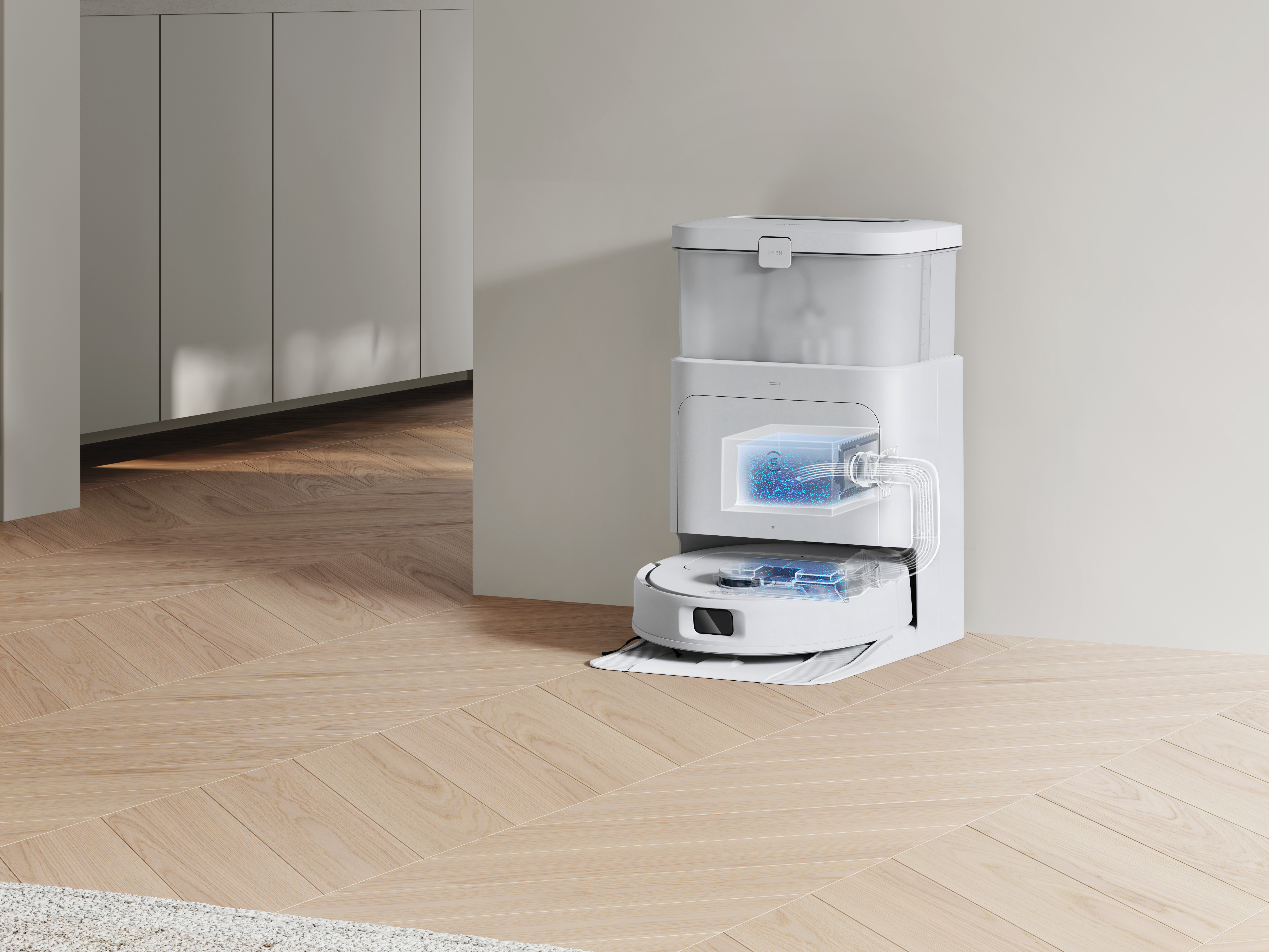 Ecovacs Deebot N30 Pro Omni 0,35 L Senza sacchetto Bianco