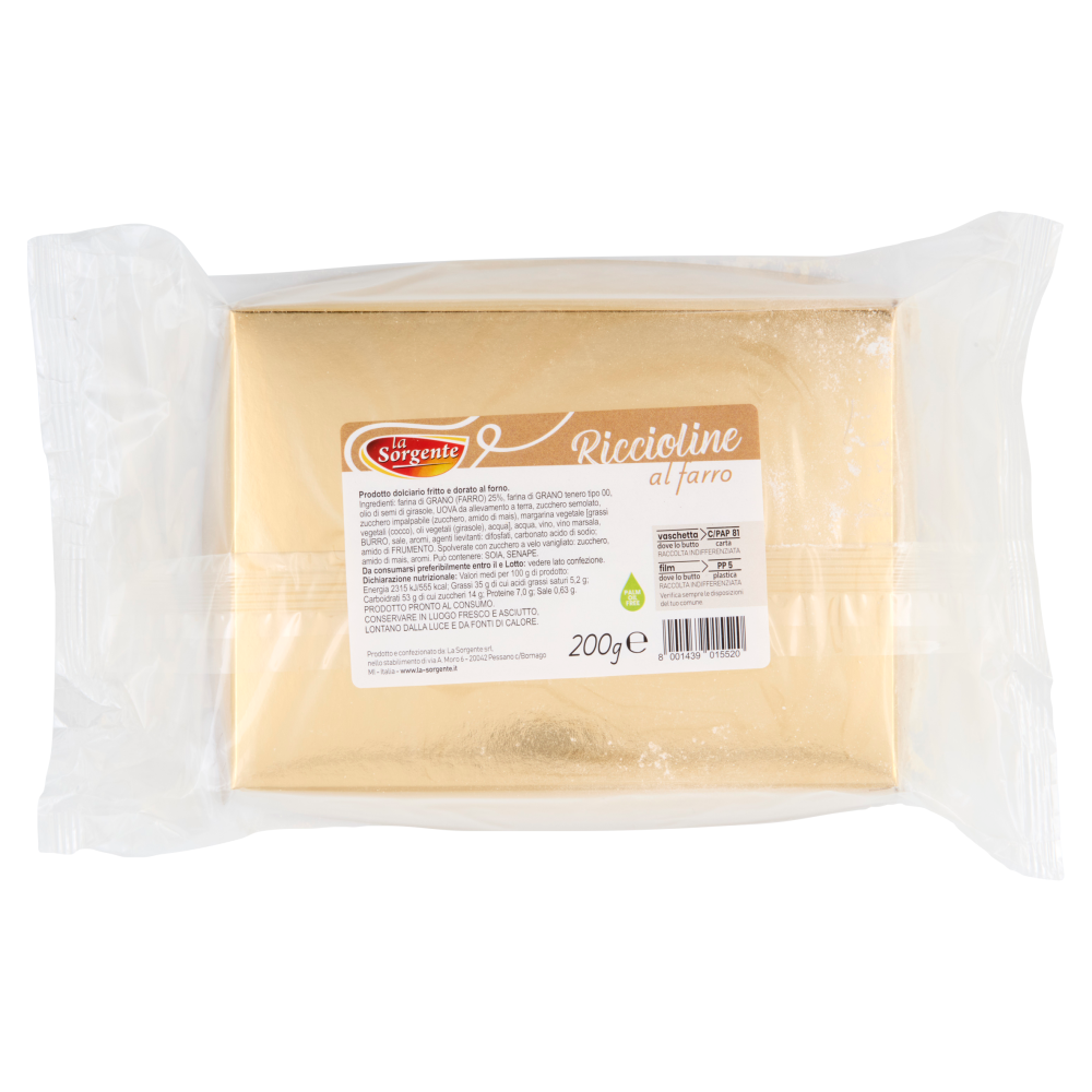 la Sorgente Riccioline al farro 200 g