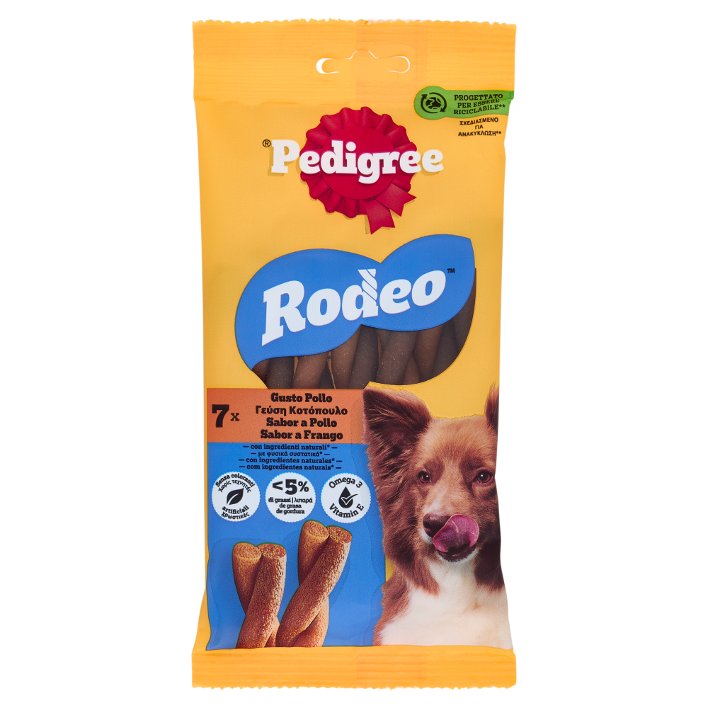 Pedigree Rodeo Pollo 7 Pezzi 123 g