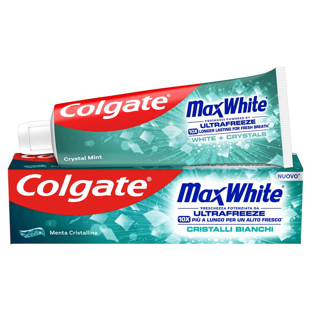 Colgate dentifricio sbiancante Max White Cristalli Bianchi 75 ml