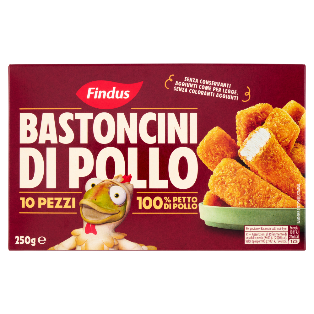Findus 10 Bastoncini Di Pollo 250 g