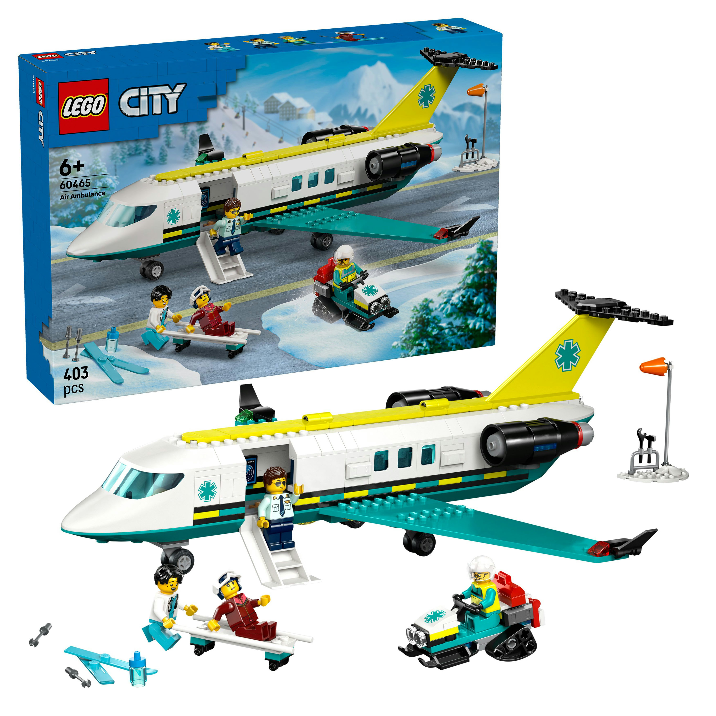 LEGO City Aereo ambulanza di emergenza