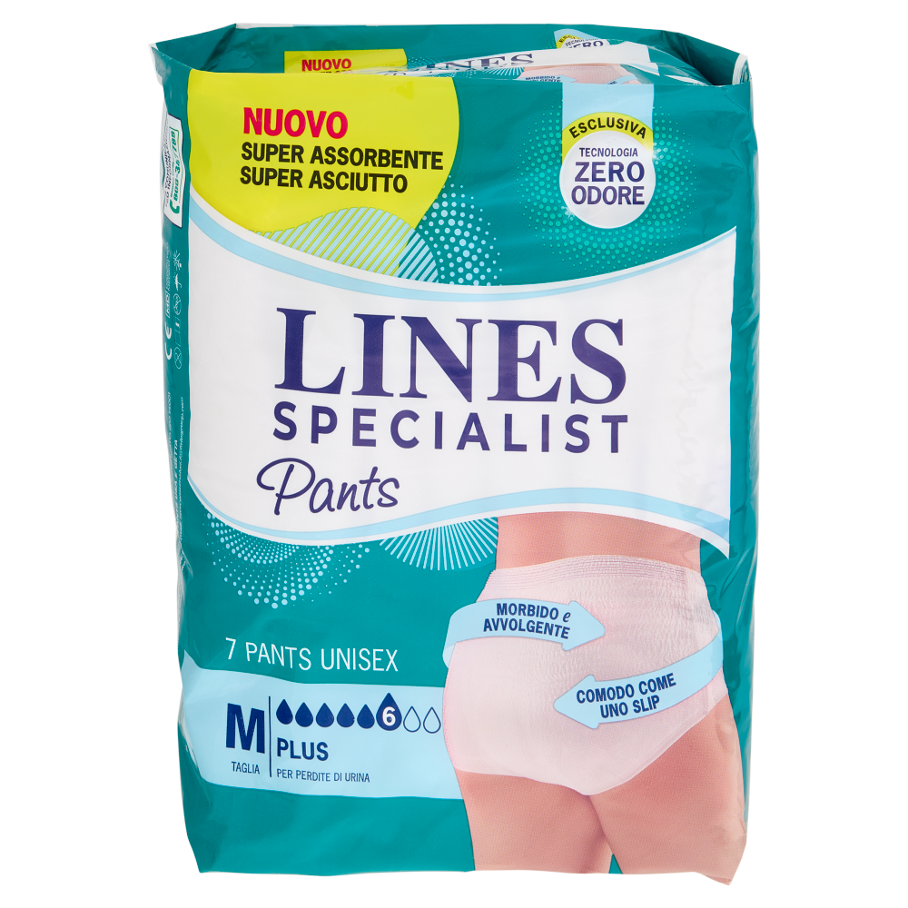 Lines Specialist Pants Unisex Plus Taglia M 7 pz