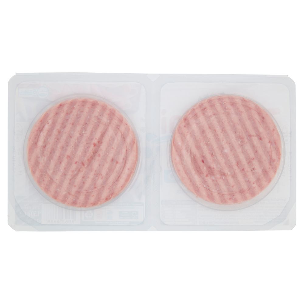 Teneroni Hamburger con Prosciutto Cotto 2 x 75 g