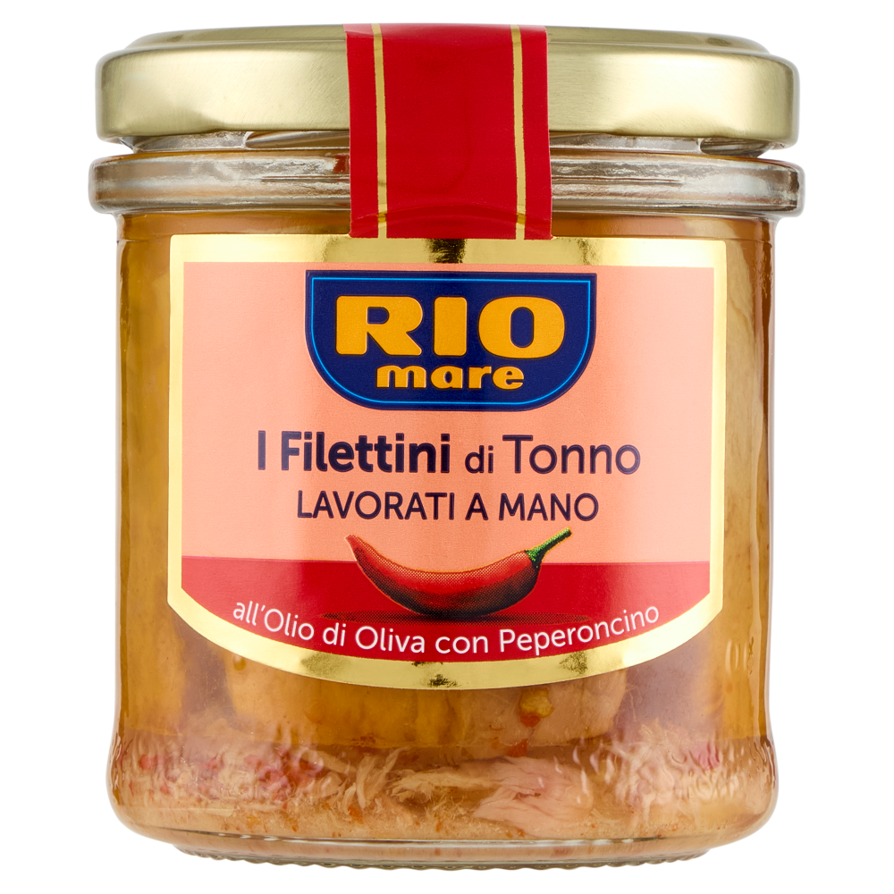 Rio mare i Filettini di Tonno all'Olio di Oliva con Peperoncino 130 g