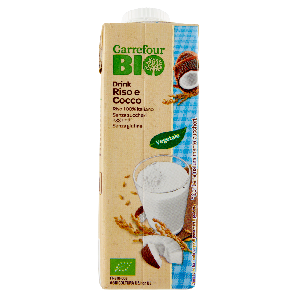 Carrefour Bio Drink Riso e Cocco 250 ml