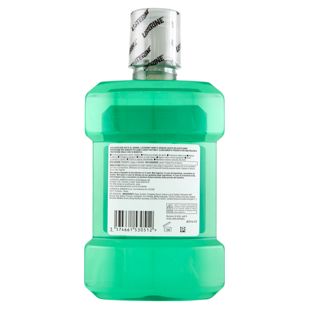 Listerine Total Care Denti e Gengive Gusto Delicato Zero Alcol 1 L