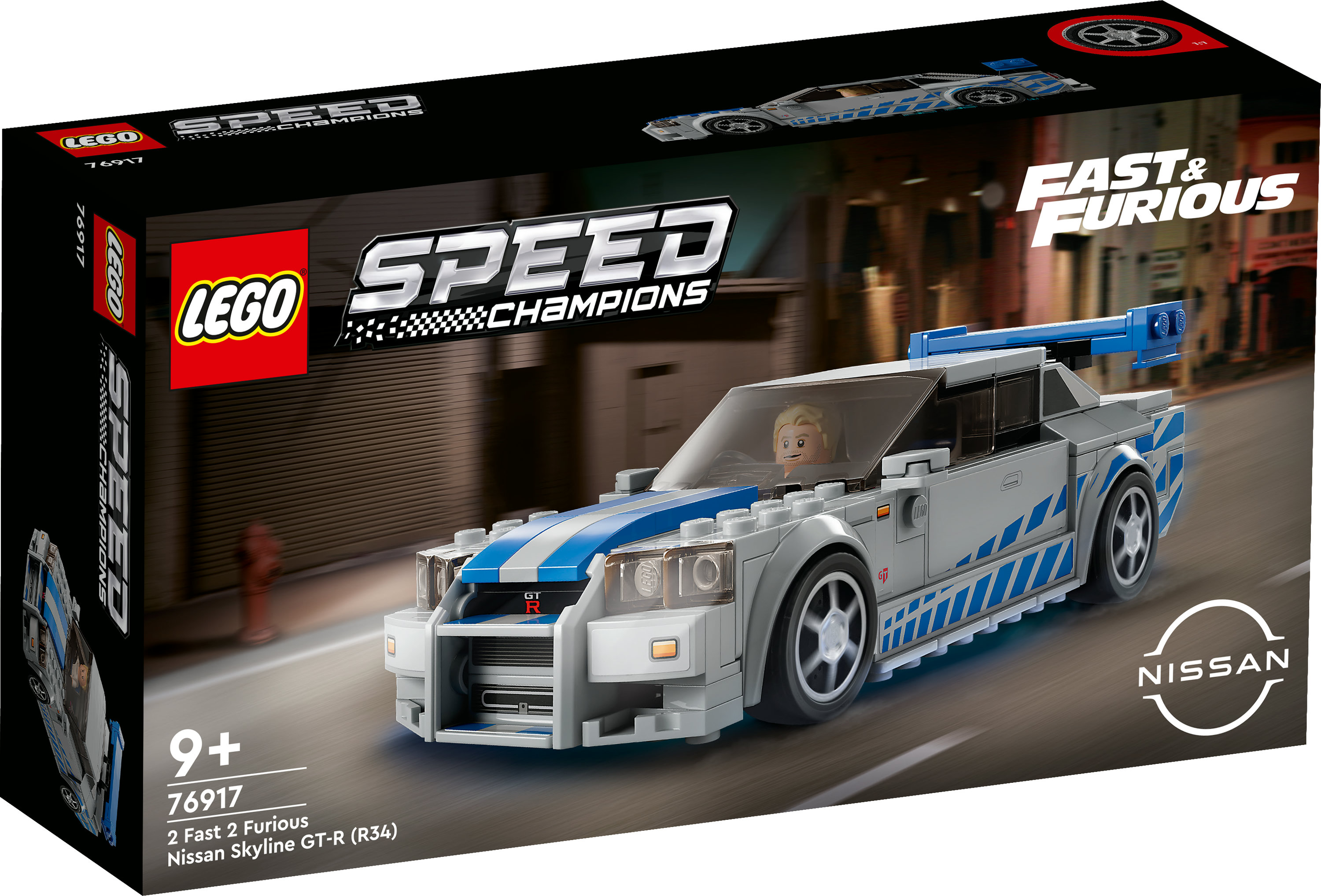 LEGO Speed Champions 2 Fast 2 Furious Nissan Skyline GT-R (R34)