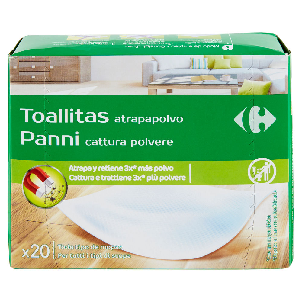 Carrefour Panni cattura polvere 20 pz