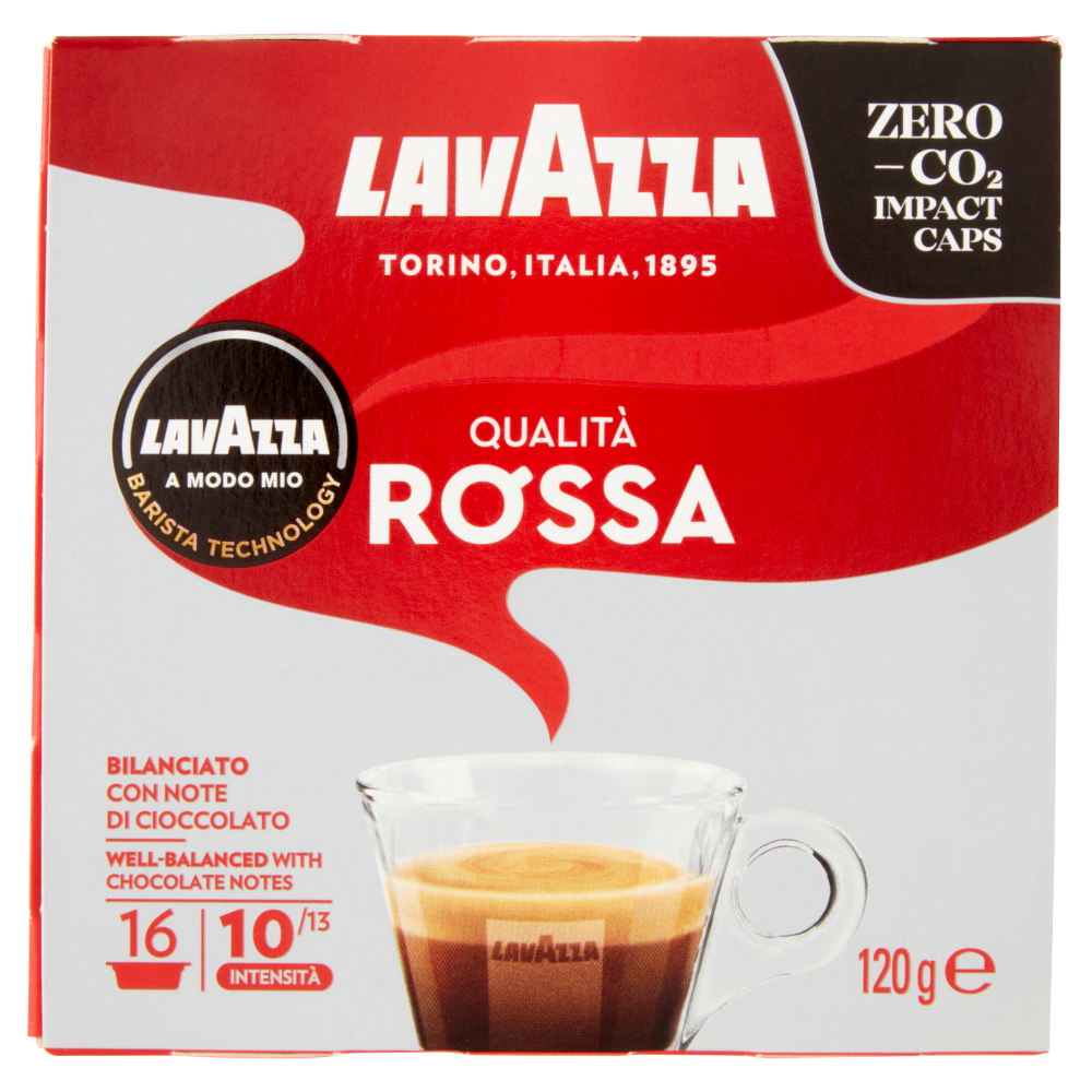 Lavazza A Modo Mio Qualità Rossa 16 Capsule 120 g