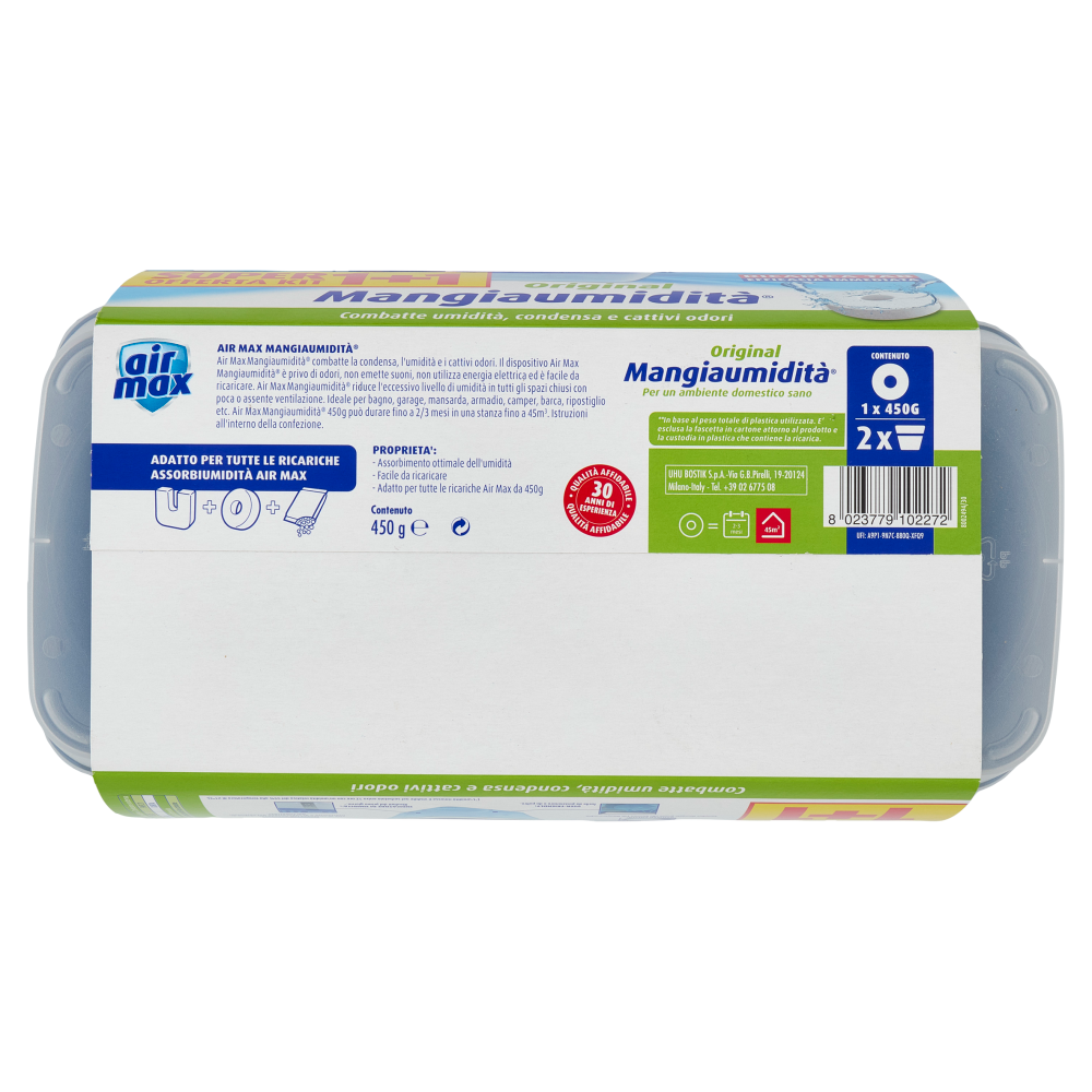 air max Original Mangiaumidità Ricarica Tab 2 pz 450 g