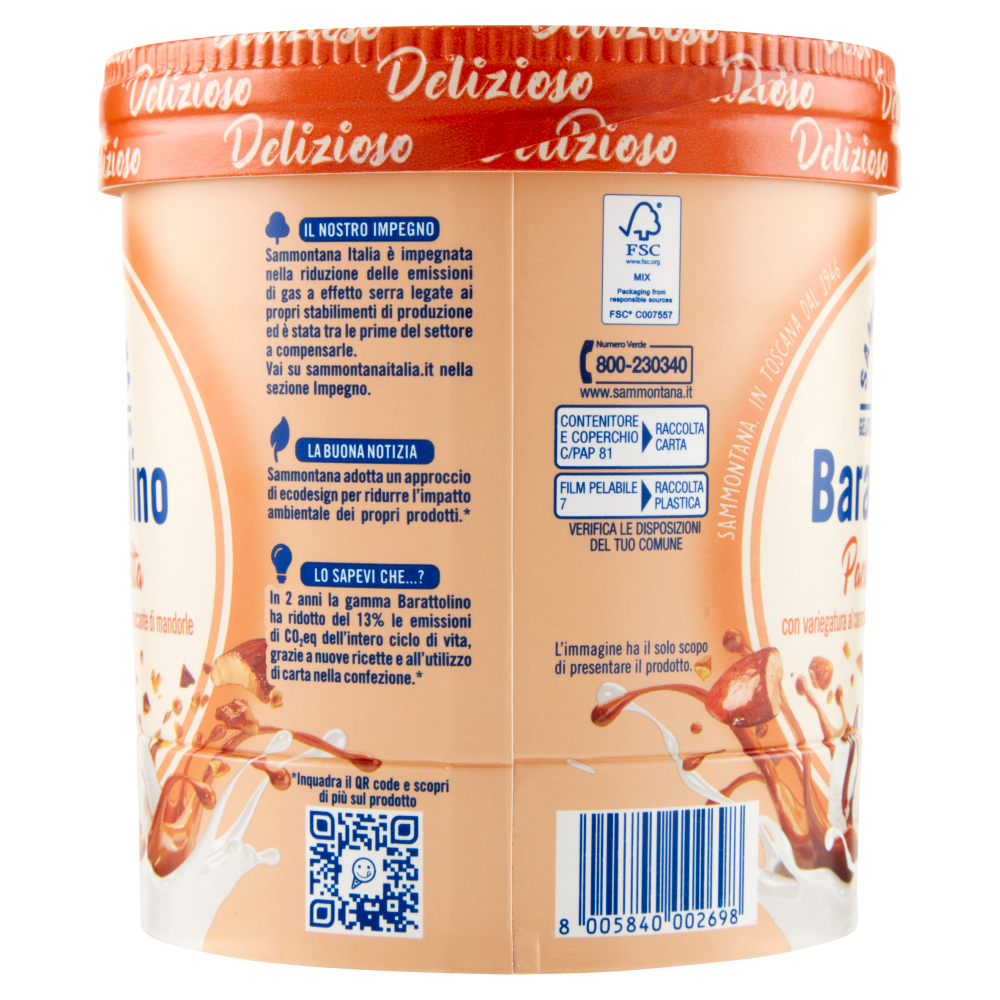 Sammontana Barattolino Delizioso Panna Cotta 500 g