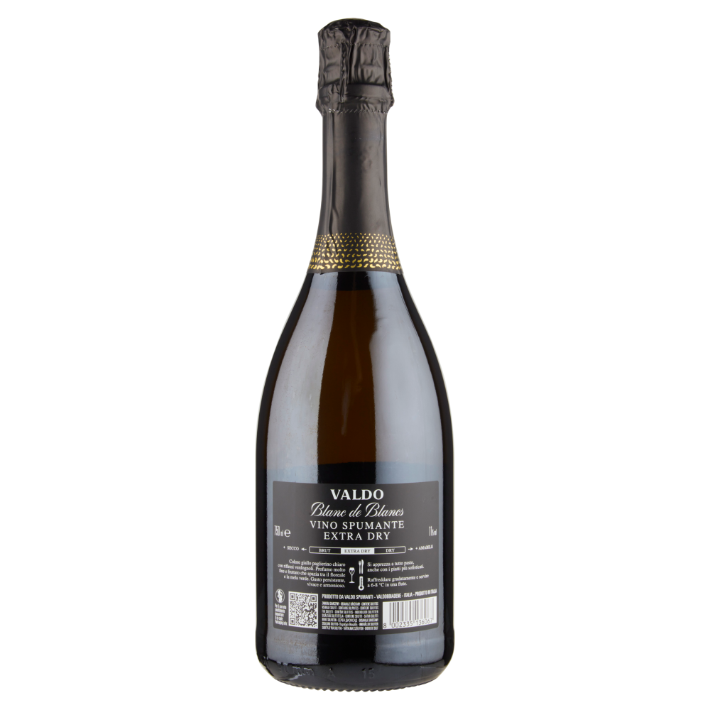 Valdo Blanc de Blancs Extra Dry Vino Spumante Extra Dry 750 ml