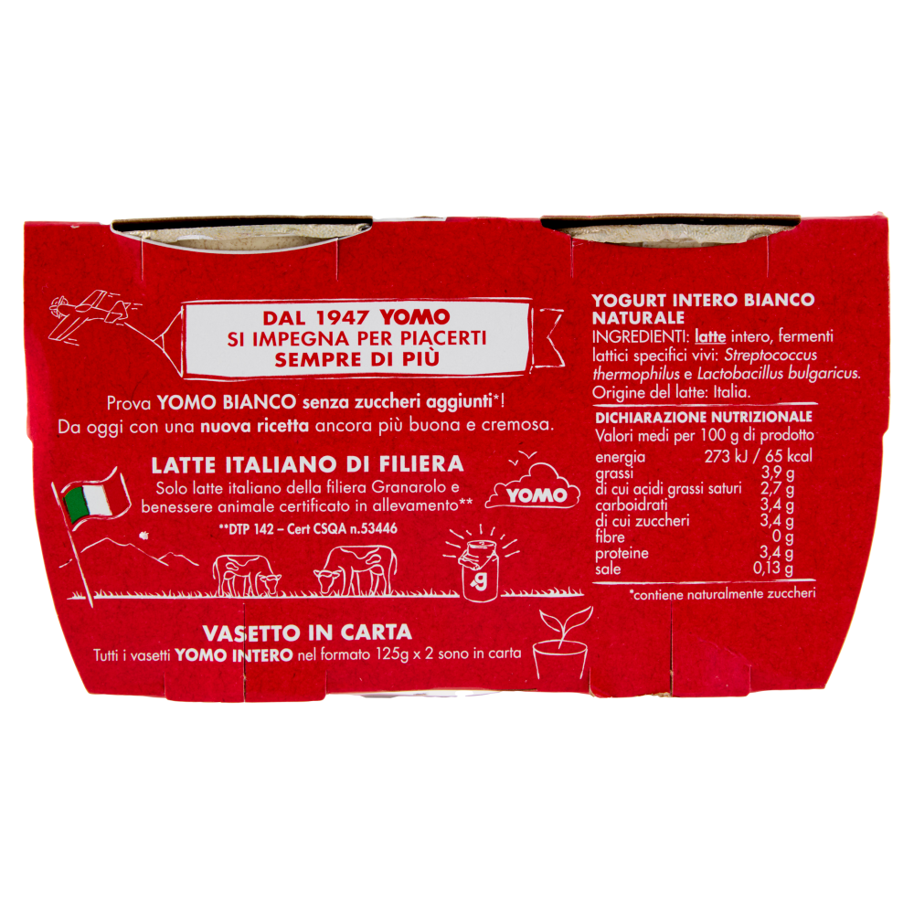 Yomo Intero Bianco 2 x 125 g