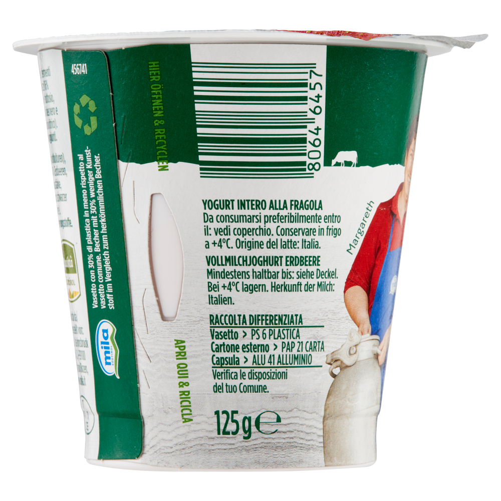 mila Yogurt Intero Fragola 125 g