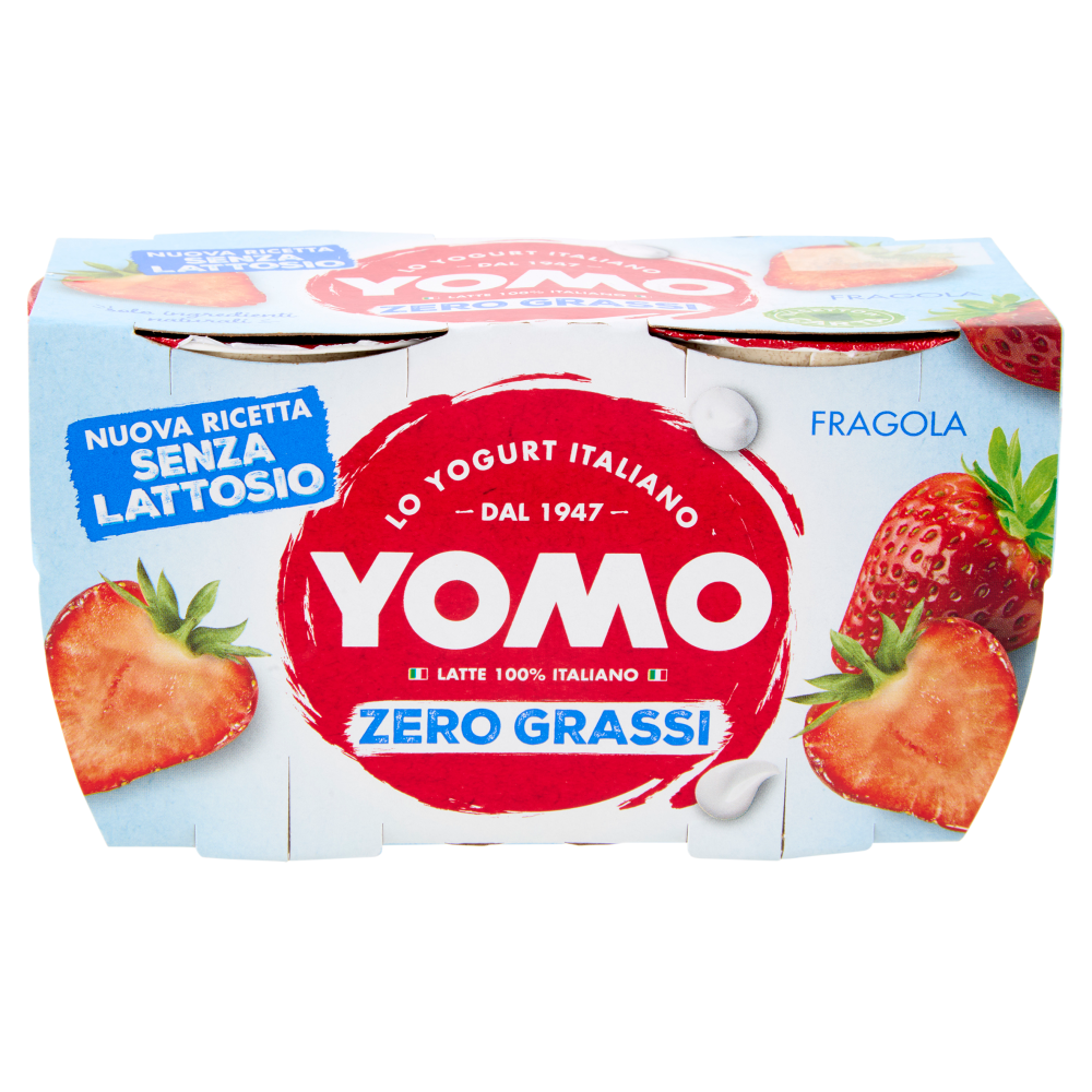 Yomo Zero Grassi Fragola 2 x 125 g
