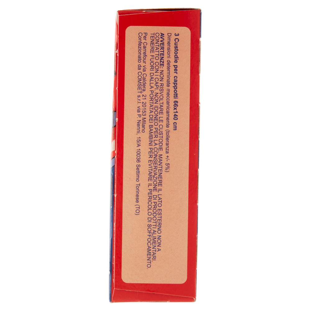 Carrefour Custodie per Cappotti 66x140cm 3 pz