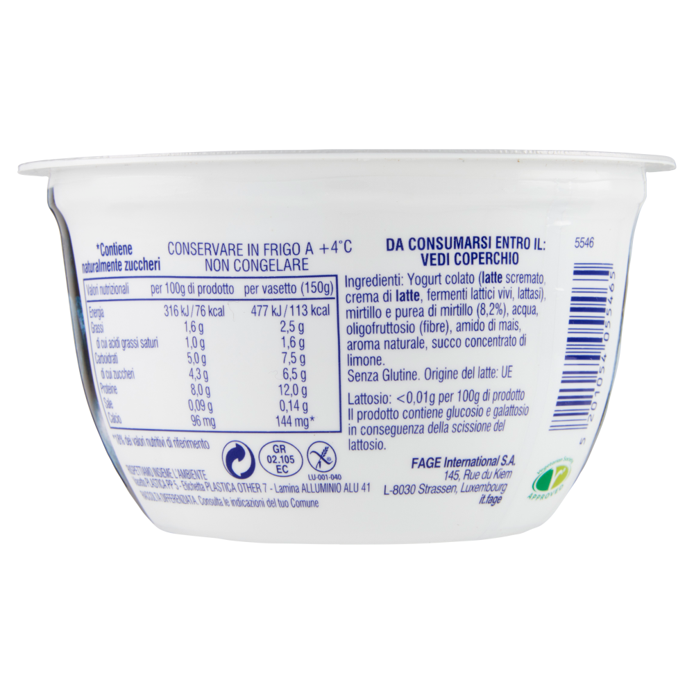 Fage TruBlend mirtillo 150 g