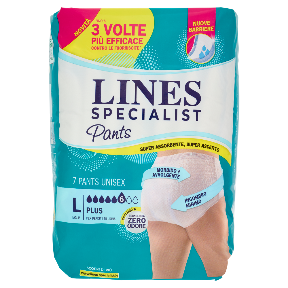 Lines Specialist Pants Unisex Taglia L Plus 7 pz