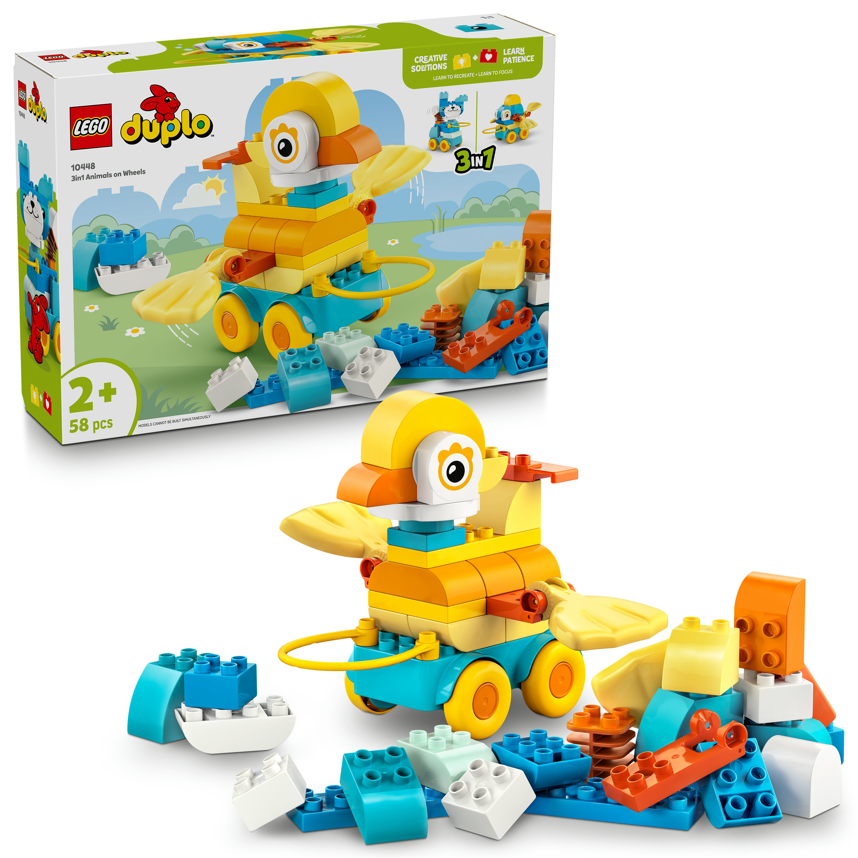 LEGO DUPLO Animali su ruote 3 in 1