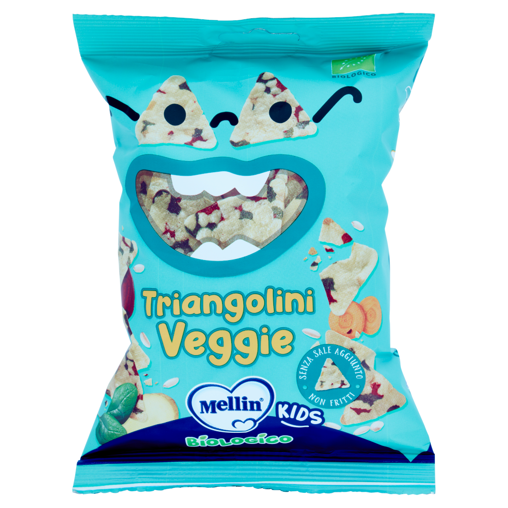 Mellin Biologico Kids Triangolini Veggie 30 g