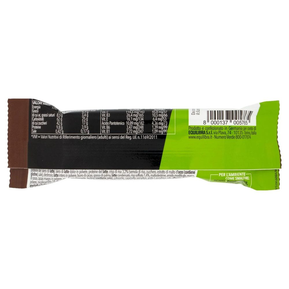 Equilibra Barretta Energy Choco Crispy 40 g