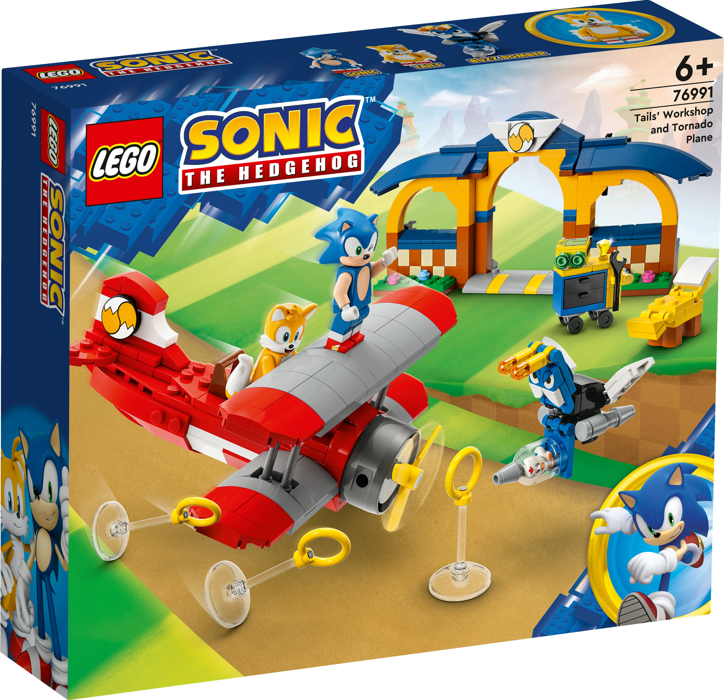 LEGO Laboratorio di Tails e Aereo Tornado
