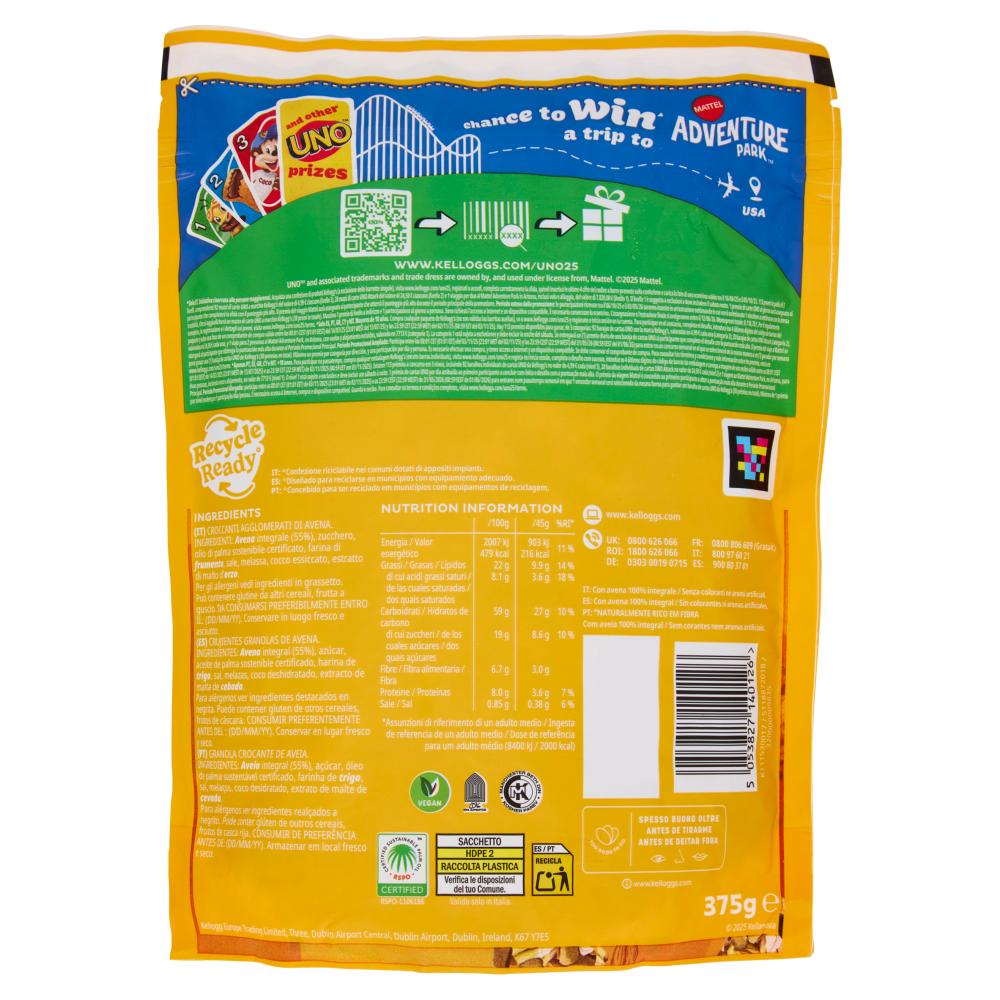 Kellogg's extra granola original 375 g