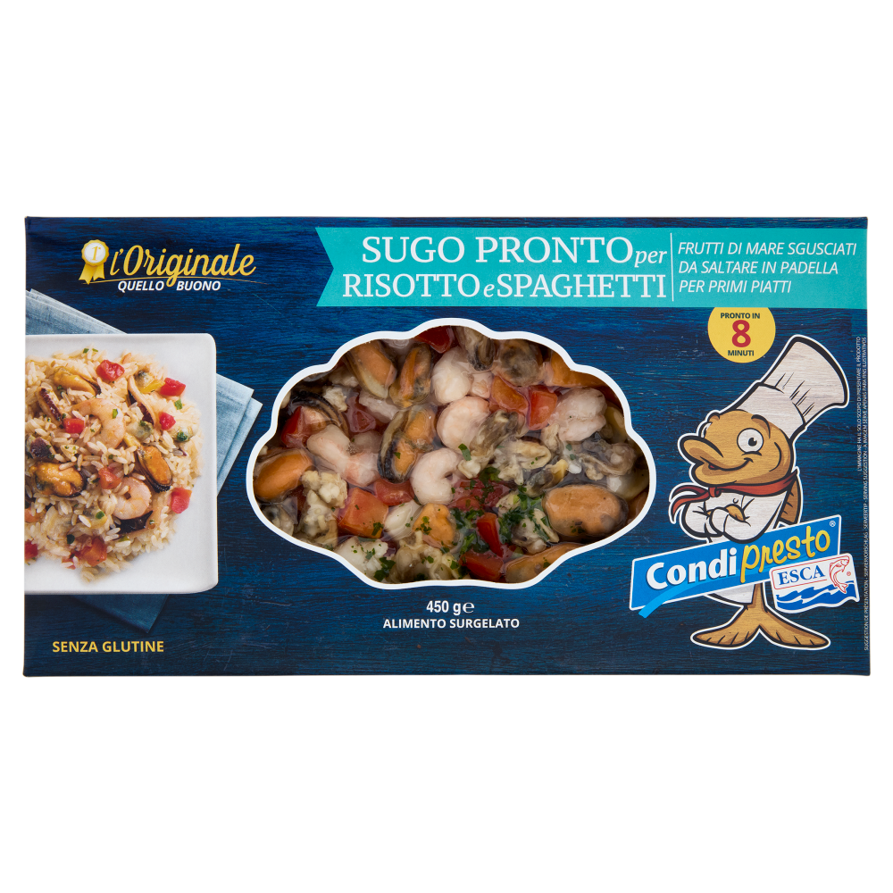 Esca Condipresto Sugo Pronto per Risotto e Spaghetti 450 g