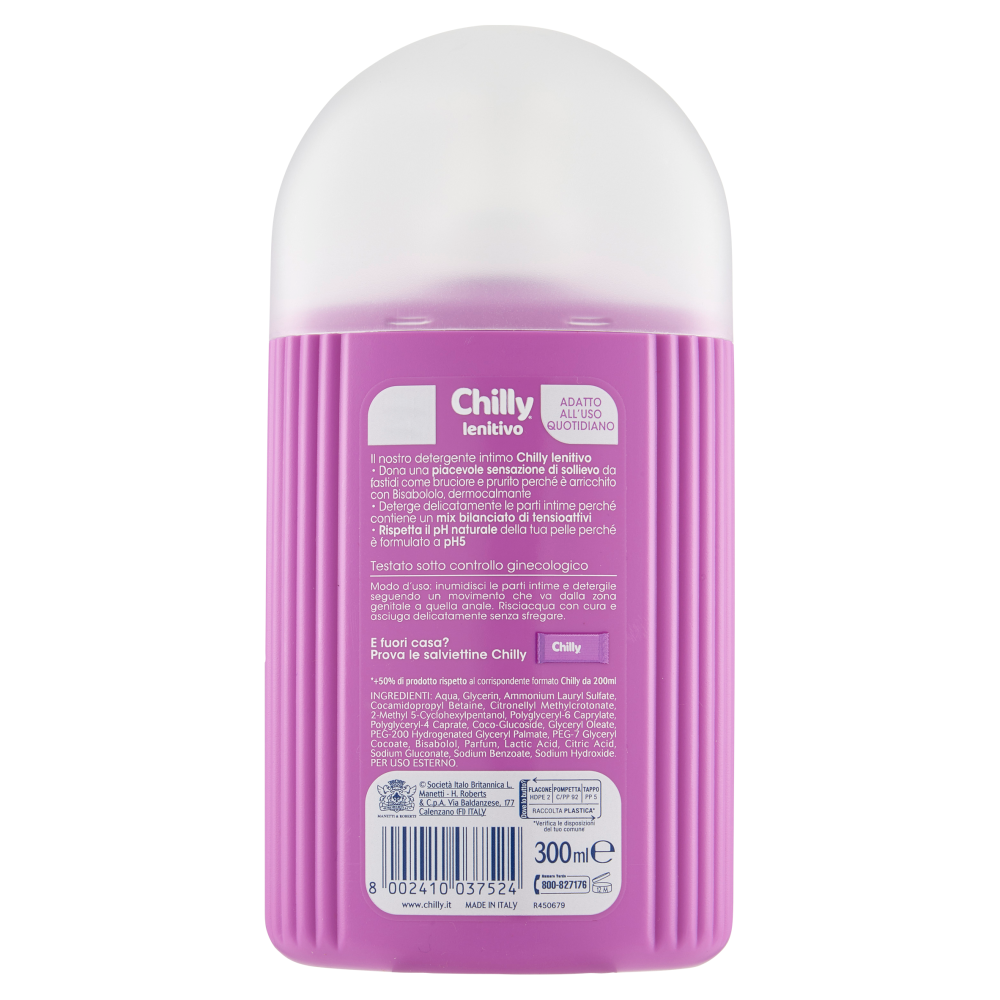 Chilly lenitivo Detergente Intimo 300 ml
