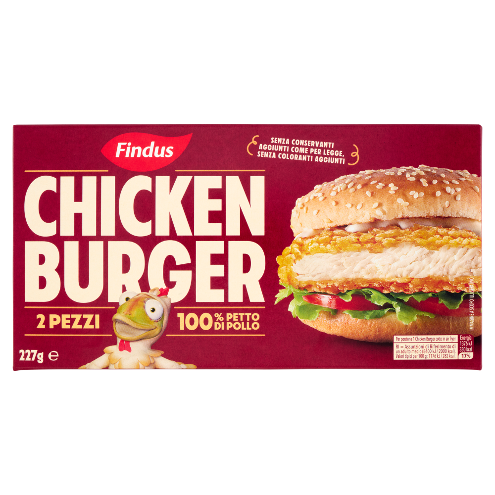 Findus Chicken Burger 227 g