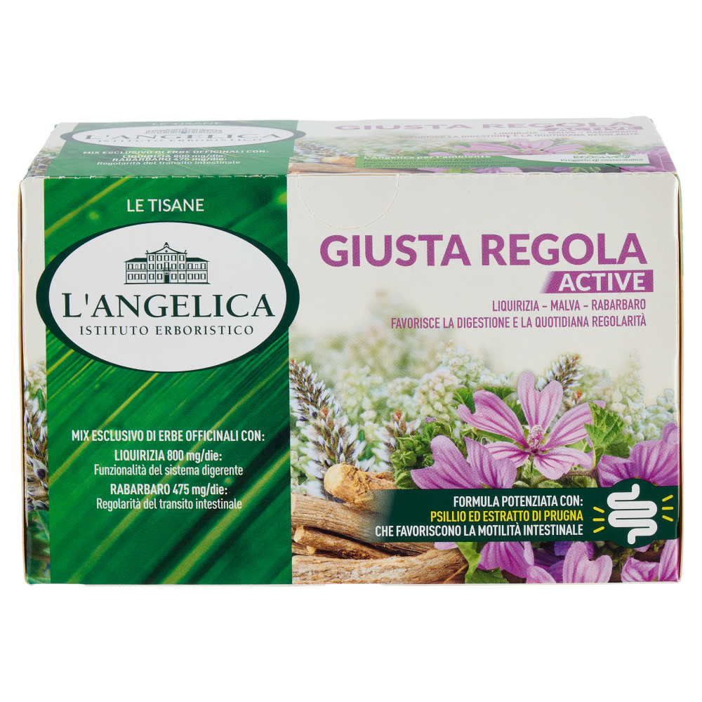 L'Angelica Le Tisane Giusta Regola Active 18 Filtri 36.0 g