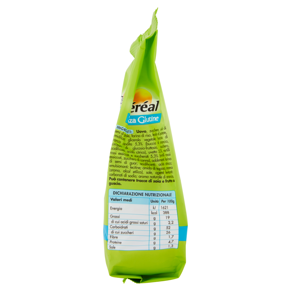 Céréal Senza Glutine Fruit Cake 6 Monoporzioni 200 g