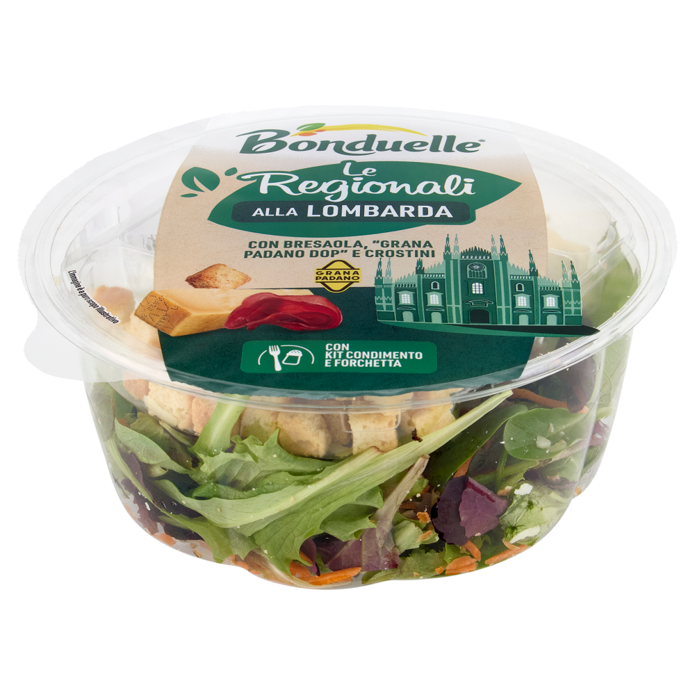 Bonduelle Le Regionali alla Lombarda con Bresaola, "Grana Padano DOP" e Crostini 130 g