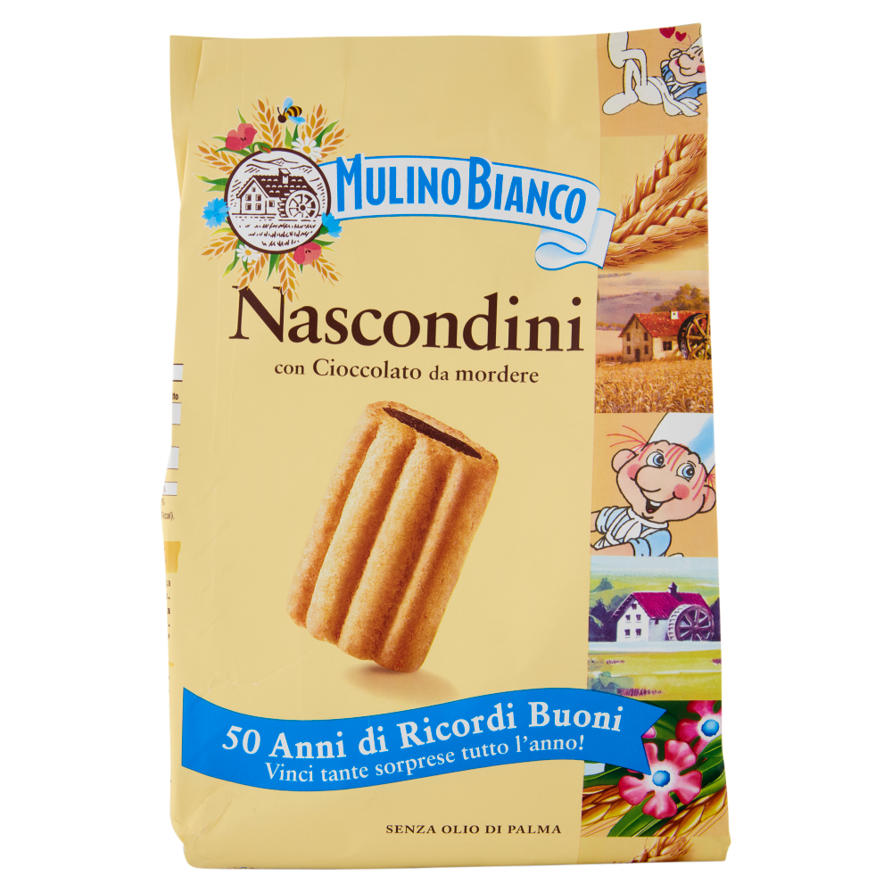 Mulino Bianco Nascondini Biscotti con Cioccolato da Mordere 330g