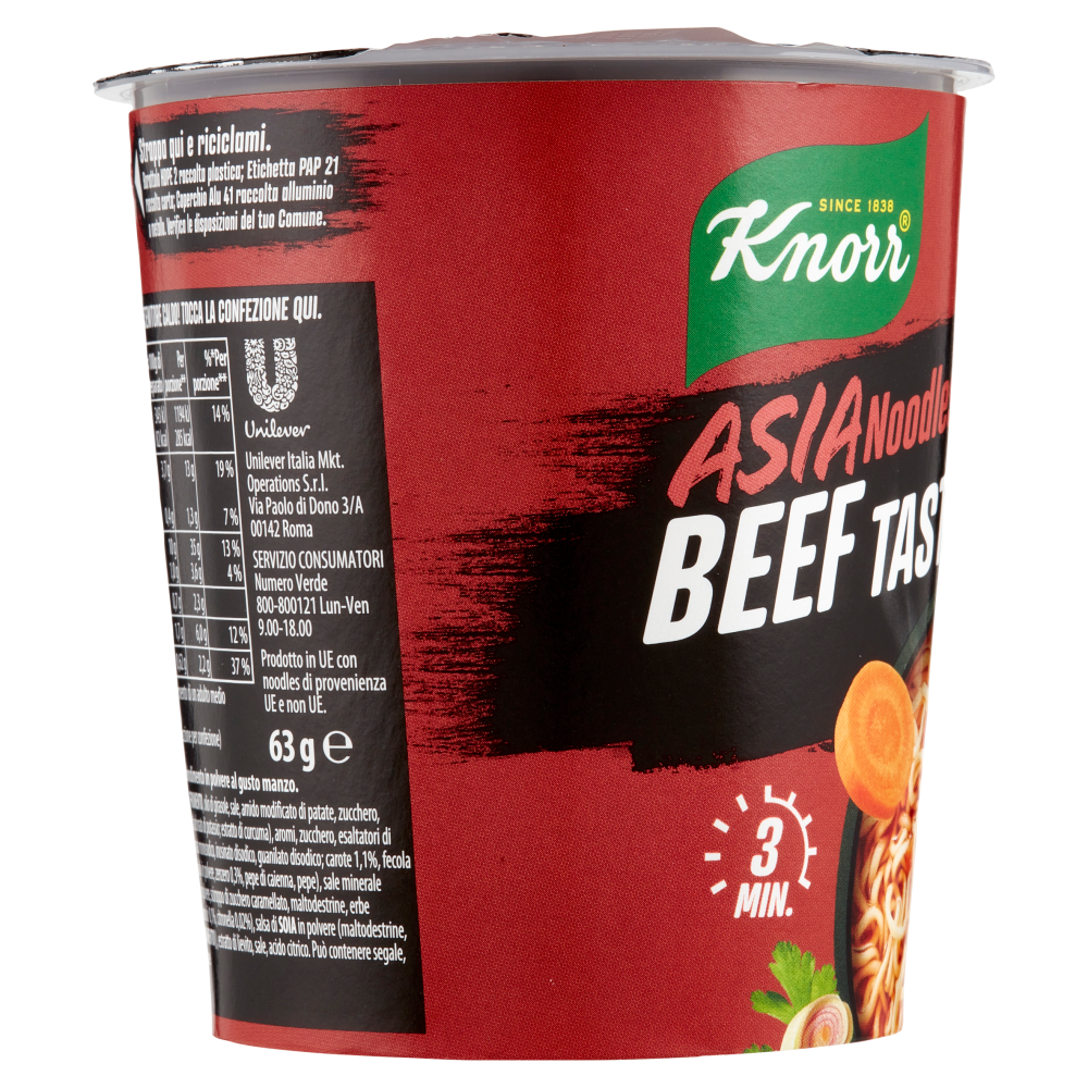 Knorr Asia Noodles Beef Taste 63 g