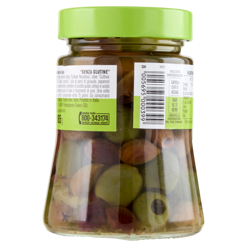 D'Amico tris olive italiane snocciolate 280 g