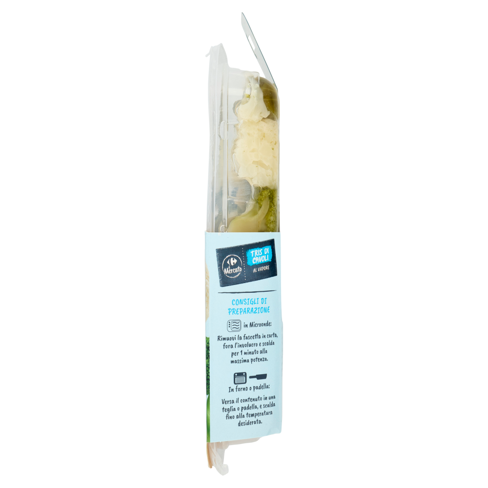 Carrefour il Mercato Tris di Cavoli al Vapore 250 g