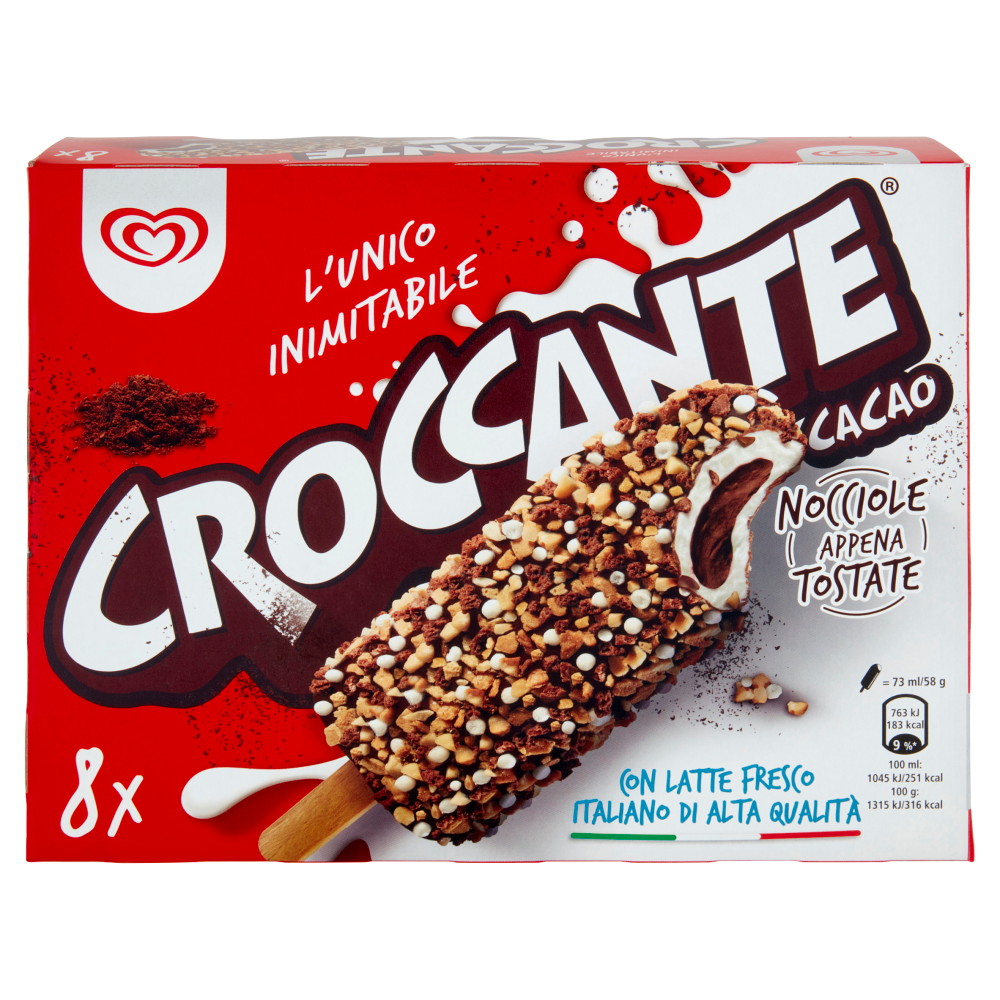 Algida Croccante Cacao 8 x 58 g